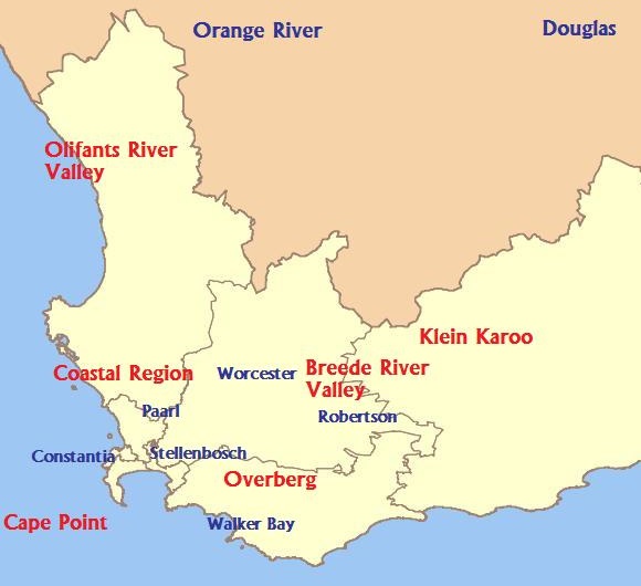 South African wine regions