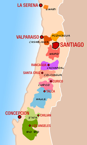 Wine Regions Chile